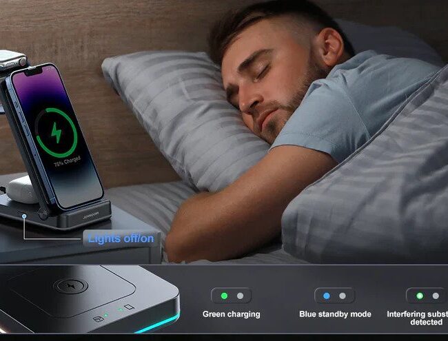 Joyroom 3-in-1 Foldable Wireless Charging Station JR-WQN01
