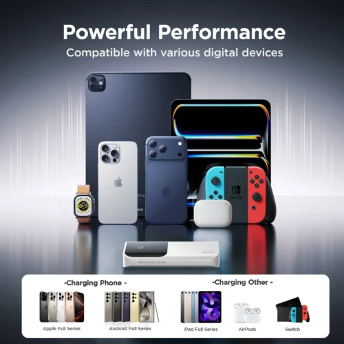 Joyroom JR-QP191 mini Star Series Mini Digital Display 10000mah 22.5W Fast Charging Powerbank