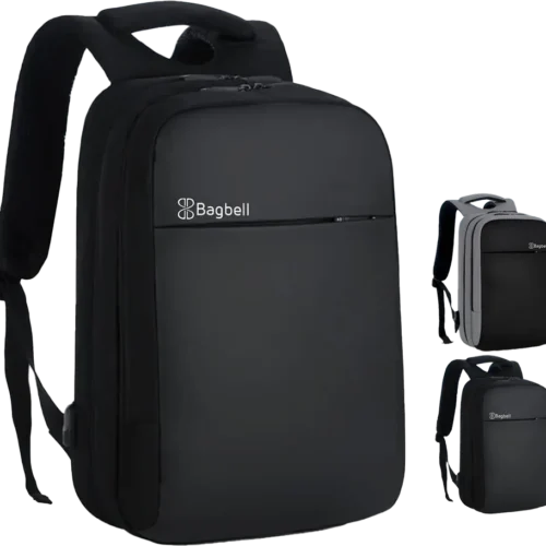 Bagbell Laptop Backpack 15.6 Inch Waterproof Fabric, Gray B-2018
