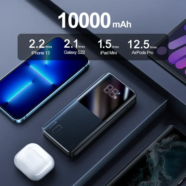 Joyroom JR-QP191 10000mah 22.5W Fast Charging Powerbank