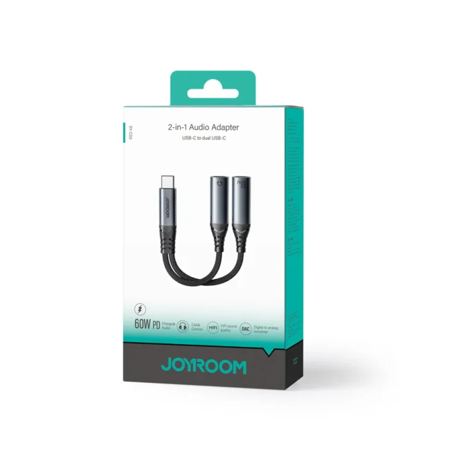 Joyroom SY-C03 Audio 2-in-1 Audio Adapter Type-C to Dual Type-C