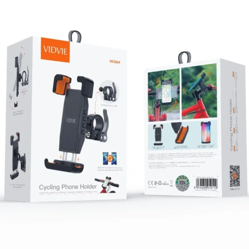 Vidvie HC1514 Bicycle & Motorcycle Phone Holder 360° Rotatable