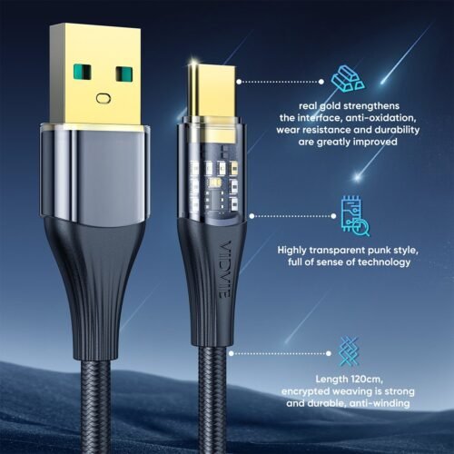 Vidvie CB4017T Type-C Data Cable