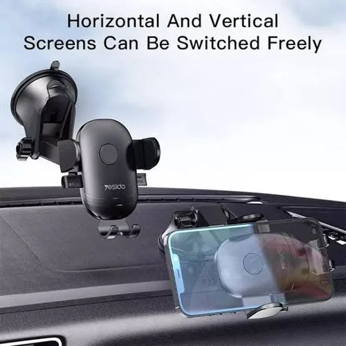Yesido C138 Adjustable Clip Suction Cup Car phone Holder حامل موبايل للسيارة