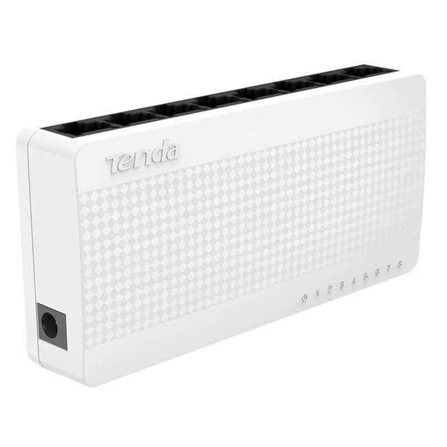 Tenda S108 8 Ports 10/100 Mbps Desktop Wall Mount Switch