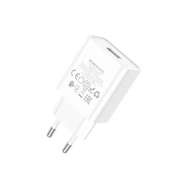 Borofone BA74A Aspirer single port charger set EU (with cable)