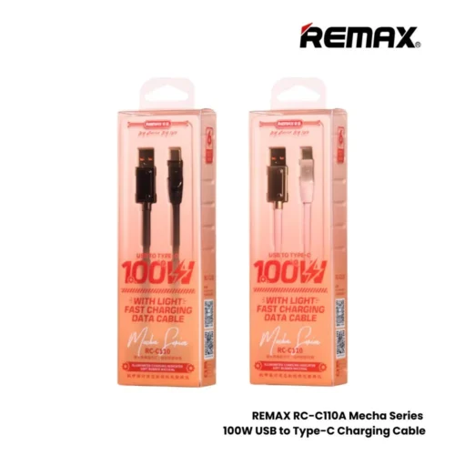 REMAX RC-C110A Mecha Series 100W USB to Type-C Fast Charging Data Cable