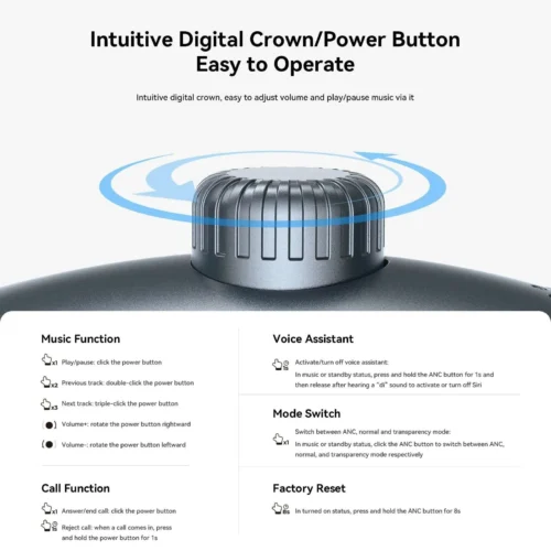 Joyroom JR-JH1 Hybrid ANC Wireless Headphones