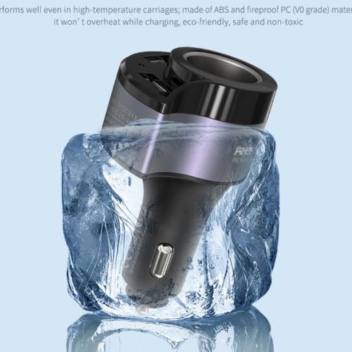 REMAX RCC218 CAR CHARGER 2USB 4.8A Fast Dual USB شاحن سيارة متعدد المنافذ