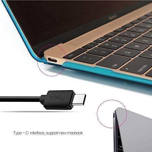 ONTEN OT-9102B USB 3.0 Type C OTG Hub with 4 Port USB 3.0 Ports with LED Light for Mobile Phone Laptop MacBook