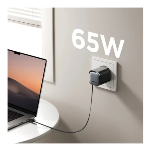 Joyroom Gan 65W Charger with Retractable Cable JR-TCL02EU