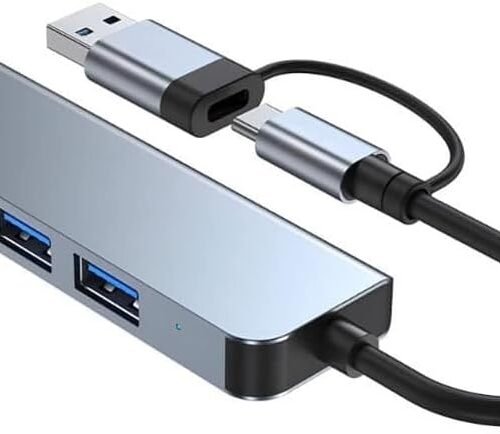 Hub 5 in 1  from USB/Type-C to 1* USB 3.0 2* USB 2.0, SD Card Reader Micro SD Card Reader