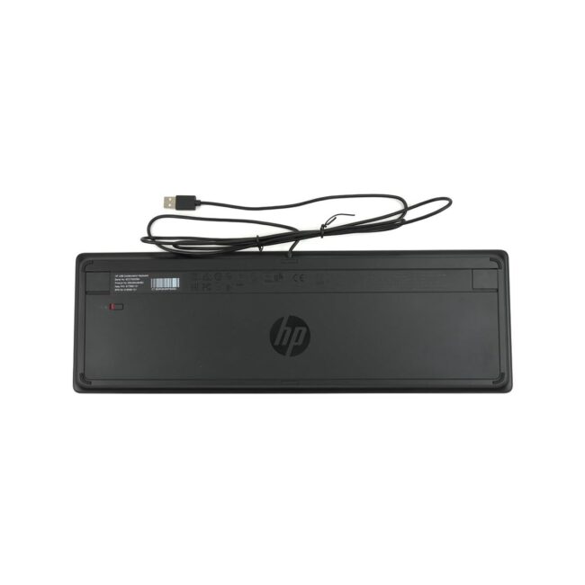 HP Keyboard HSA S002K Wired Slim Original Keyboard Black