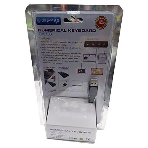 GIGAMAX GM100 CALCULATOR NUMERICAL KEYBOARD