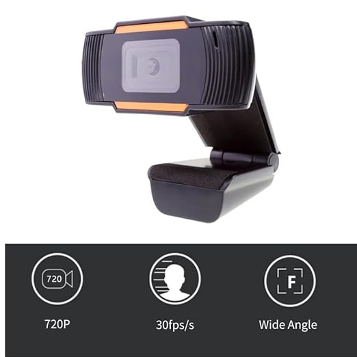 HD 720p Webcam USB Camera Drive-Free Web Cam Online Studying Meeting Calling Video Camera