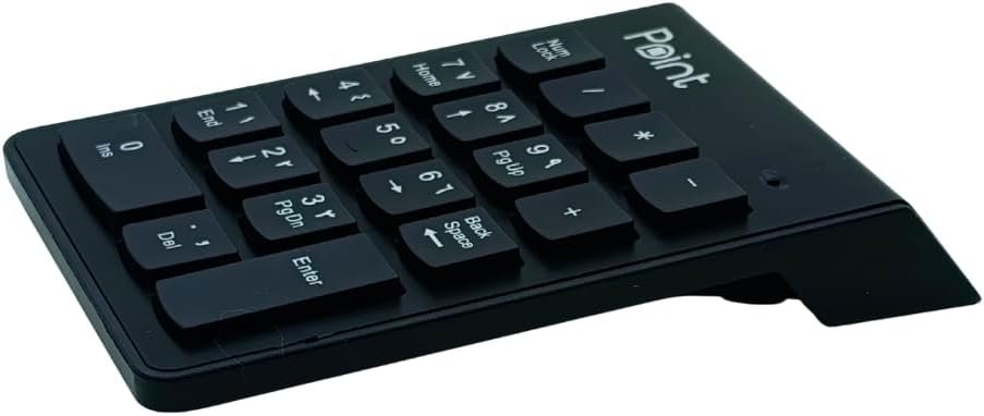 Point PT-220 Mini Wireless Numeric Keypad 2.4GHz, 18 Keys Portable Number Pad with USB Receiver - الصورة 7