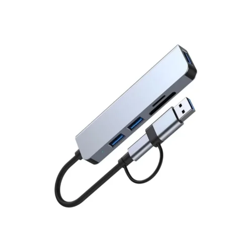 Hub 5 in 1  from USB/Type-C to 1* USB 3.0 2* USB 2.0, SD Card Reader Micro SD Card Reader