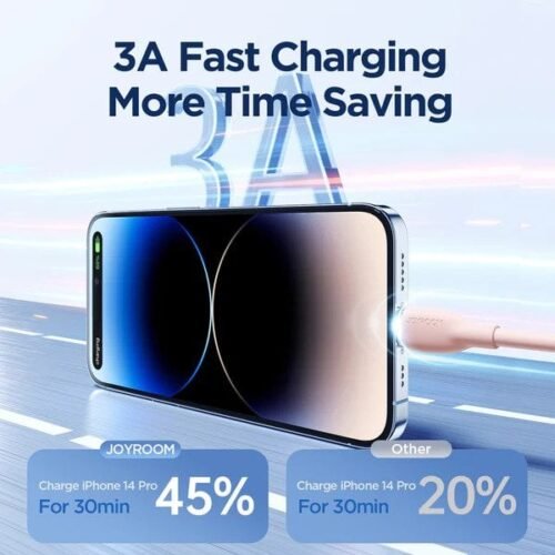 Joyroom SA29 - 3A Liquid Silicone Fast Charging Cable (USB-A to Lightning) 1.2m