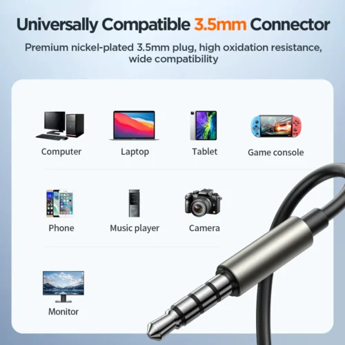 Joyroom JR-EW03 Wired In-Ear Metal Wired Earphones سماعة