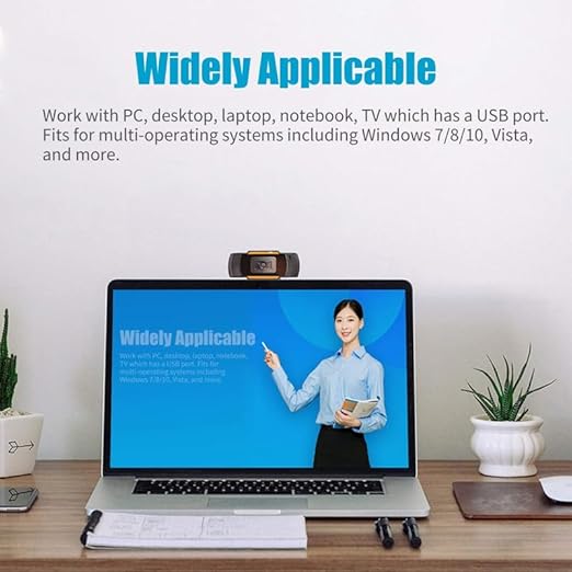 HD 720p Webcam USB Camera Drive-Free Web Cam Online Studying Meeting Calling Video Camera