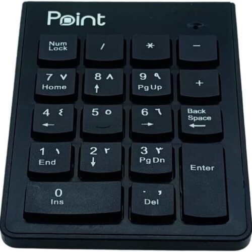Point PT-220 Mini Wireless Numeric Keypad 2.4GHz, 18 Keys Portable Number Pad with USB Receiver