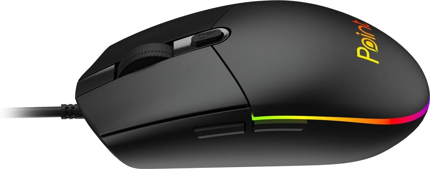 Point PT-214 Gaming Mouse Wired With LED - الصورة 2
