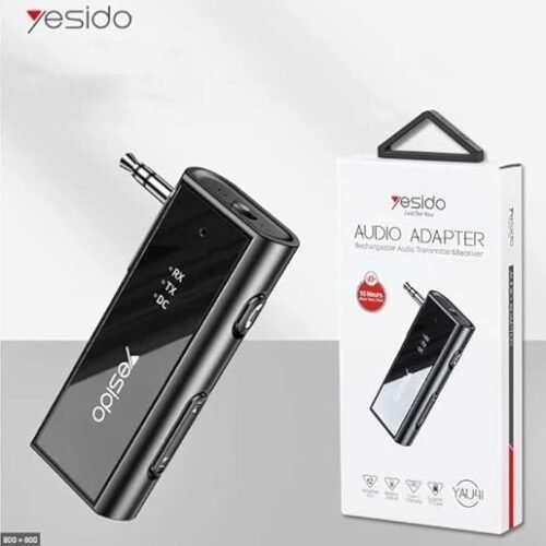 Yesido YAU41 Rechargeable Bluetooth v5 (TX+RX) Audio Adapter With Tf Reader