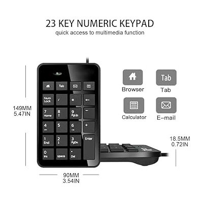 GIGAMAX GM100 CALCULATOR NUMERICAL KEYBOARD