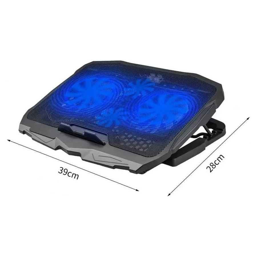 GIGAMAX Laptop USB Cooling Pad S18 Plus With Led Screen - الصورة 2
