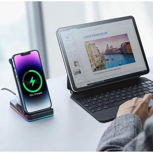 Joyroom 3-in-1 Foldable Wireless Charging Station JR-WQN01