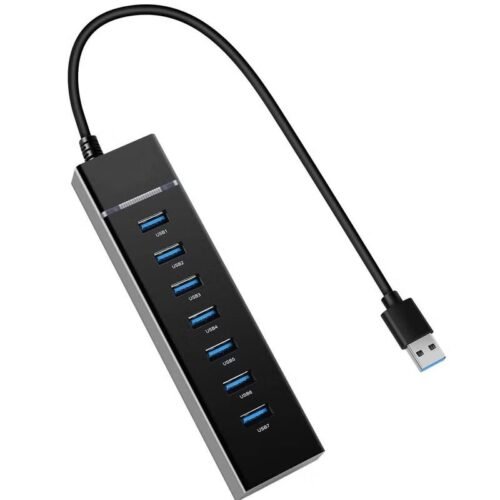 7 Ports 3.0 USB Hub Support 1Tb High Speed