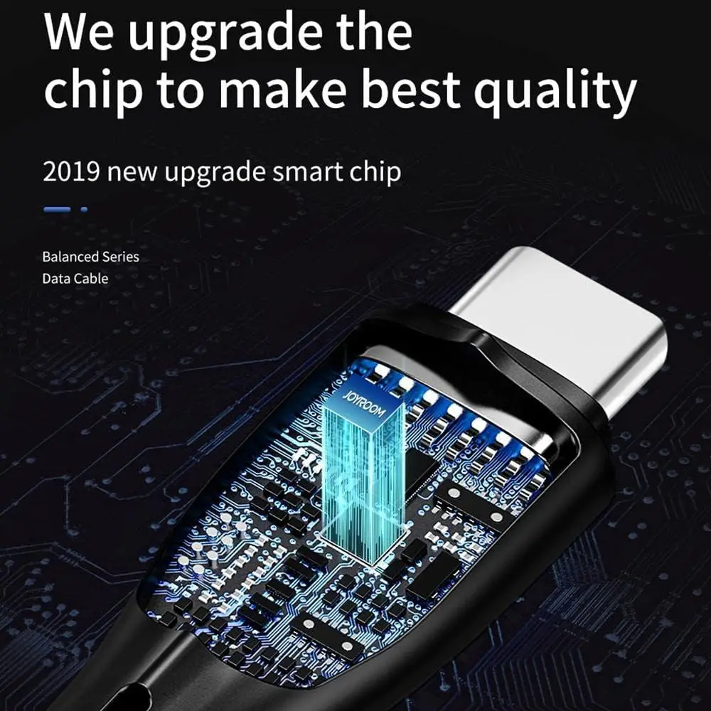 JOYROOM S-M405 Balanced Series USB To USB-C Charging Data Cable 1M كابل شحن و نقل بيانات تايب سي 9 اشترِ كابل Joyroom S-M405 USB-C بمصر. كابل PVC مرن وقوي بقوة 2.4 أمبير لشحن ومزامنة أجهزة الأندرويد والملحقات بأفضل سعر من KCS Store.