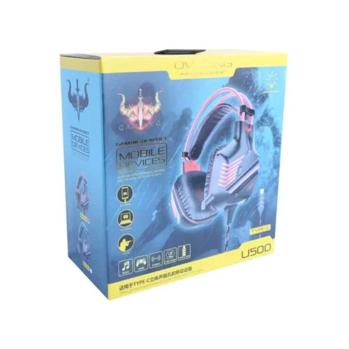 Ovleng u-500 Stereo 3.5mm Gaming Headset With Mic For Mobile