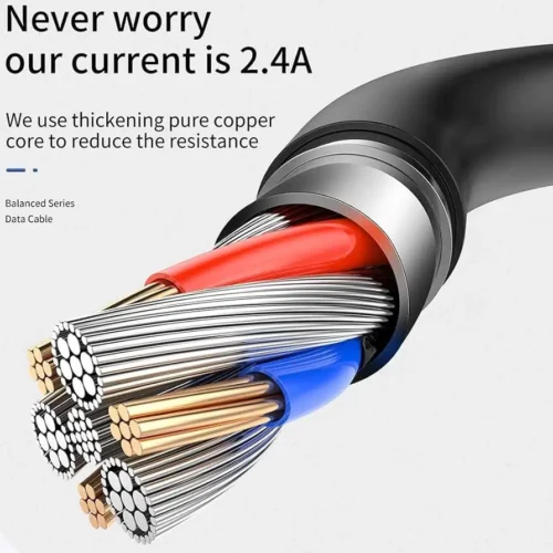 اشترِ كابل Joyroom S-M405 USB-C بمصر. كابل PVC مرن وقوي بقوة 2.4 أمبير لشحن ومزامنة أجهزة الأندرويد والملحقات بأفضل سعر من KCS Store.