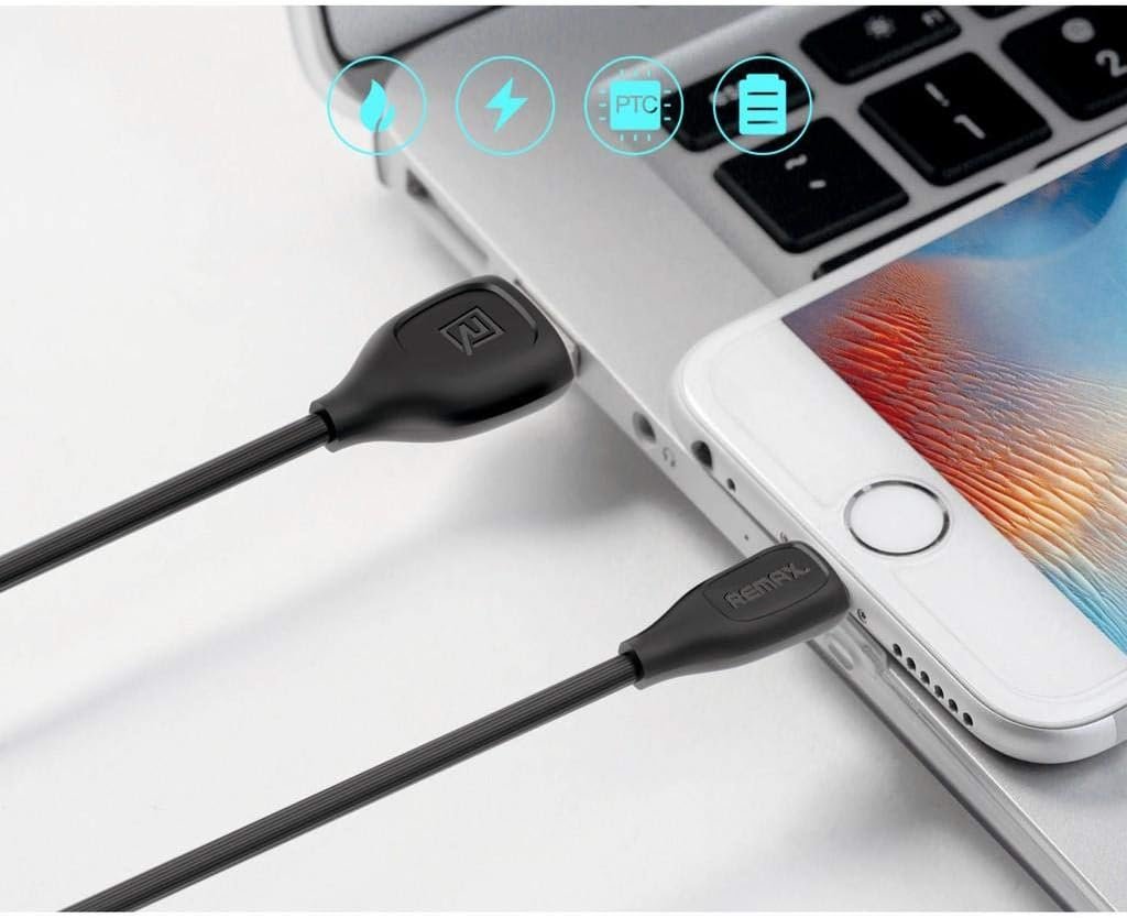 Remax Lesu RC-050t 2IN1 Switchable Side Connector Micro USB And Lightning Cable 2M كابل شحن ٢ في ١ لايتينج ايفون و مايكرو ف نفس الوقت 4 اشترِ كابل Remax RC-050t 2-in-1 بمصر. كابل 2 متر ذكي يشحن آيفون ومايكرو في نفس الوقت بتصميم مبتكر وأفضل سعر من KCS Store.
