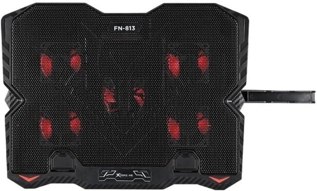 ⁦XTRIKE ME FN813 Laptop Cooling Pad Stand  5x Led Fans 2 USB Ports⁩ - الصورة ⁦3⁩