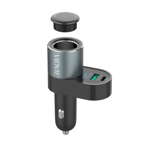 Vidvie CC523C Car Charger QC 125W Dual Fast Charging