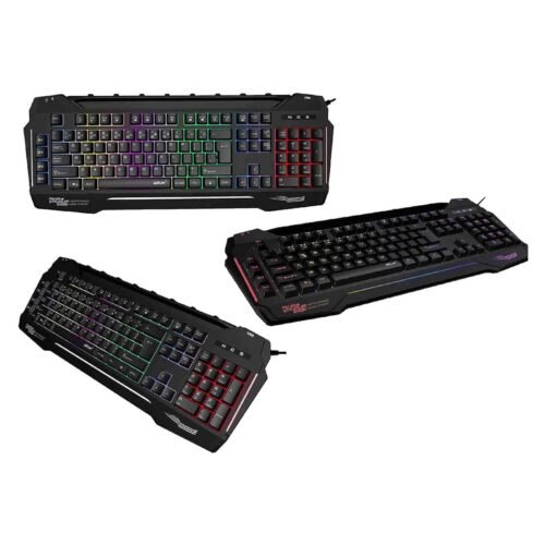 GigaMax Gm700 Keyboard Master Gaming Full Multimedia With 7 Color