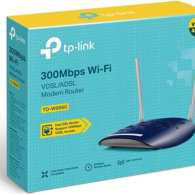 TP-LINK TD-W9960 300Mbps Wireless N VDSL/ADSL Modem Router