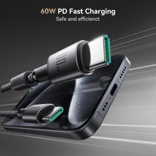 Joyroom S-A50 Unlimited Series 60W Type-C to Type-C Fast Charging Data Cable, 1.2 m Length