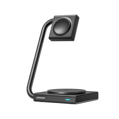 JR-WQN05 2-In-1 Magnetic Wireless Charger 15W Folding Charging Station Stand For iPhone / iWatch