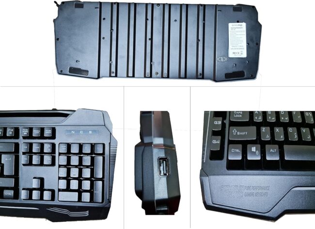 ⁦GigaMax Gm700 Keyboard Master Gaming Full Multimedia With 7 Color⁩ - الصورة ⁦2⁩