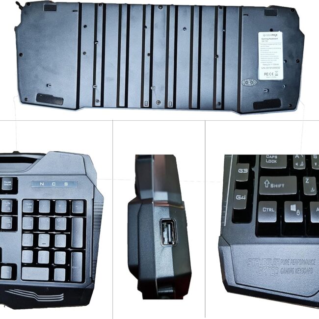 GigaMax Gm700 Keyboard Master Gaming Full Multimedia With 7 Color