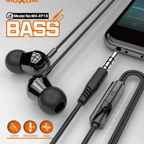 Moxom MX-EP18 Wired In Ear Earphone With Microphone