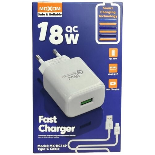 Moxom MX-HC149 Saftey Assurance QC 18W Qualcom 3.0