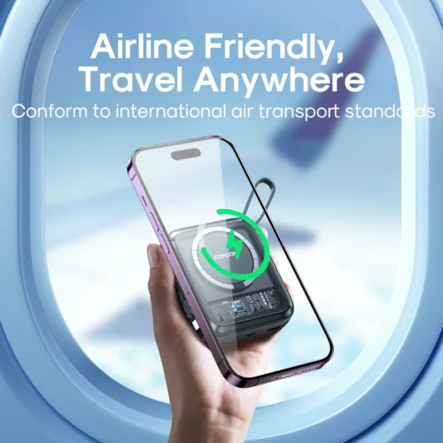 Joyroom JR-L006 22.5W Magnetic Wireless Power Bank 10000mAh باوربنك ماج سيف