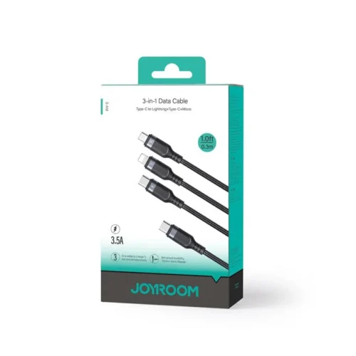 JOYROOM S-A18 Type-C to Lightning+Type-C+Micro 3 in 1 3.5A