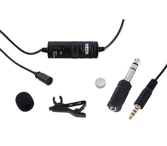 BOYA BY-M1 lavalier microphone micro-cravate (copy)