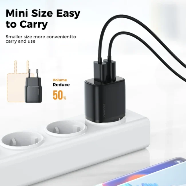 JOYROOM L-2A123 2.4A 12W Dual Ports Fast Charger