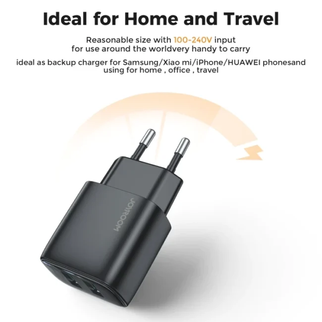 JOYROOM L-2A123 2.4A 12W Dual Ports Fast Charger